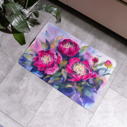 Коврик диатомитовый Peony 58*38 см прямоугольный Yiwu HP-42-95 Проверенное качество Jooki