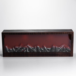 Камин декоративный с LED-подсветкой 60*10*20 см, бронзовый Yiwu SP-26BR Продумано до деталей 