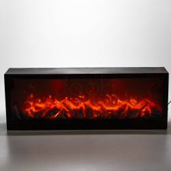 Камин декоративный с LED-подсветкой 60*10*20 см, бронзовый Yiwu SP-26BR Продумано до деталей 
