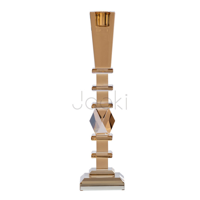 Свічник скляний 27.5 (см) високий класичний HP36555L  Jooki
