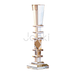 Свічник скляний 27.5 (см) високий класичний HP36555L  Jooki