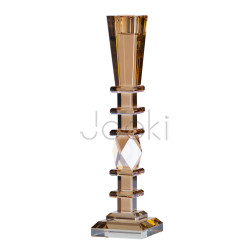 Свічник скляний 27.5 (см) високий класичний HP36555L  Jooki