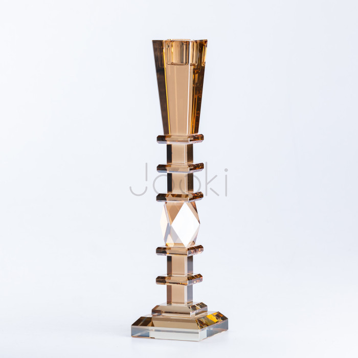 Свічник скляний 27.5 (см) високий класичний HP36555L  Jooki