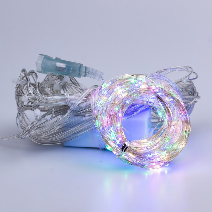 Гирлянда штора светодиодная GarlandoPro Роса 200LED 3х2м 10 линий 8 режимов гирлянда капля росы Проверенное качество Jooki