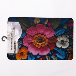 Килимок діатомітовий з 3D-ефектом Embroidered Bloomscape 58*38 см універсальний HP-42-31  Jooki