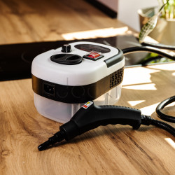 Пароочисник ручний Steam Cleaner 2500 Вт із набором та баком 1.2л HP-SC-002-white Зручність і стиль Jooki