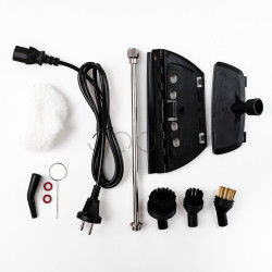 Пароочисник ручний Steam Cleaner 2500 Вт із набором та баком 1.2л HP-SC-002-white Зручність і стиль Jooki