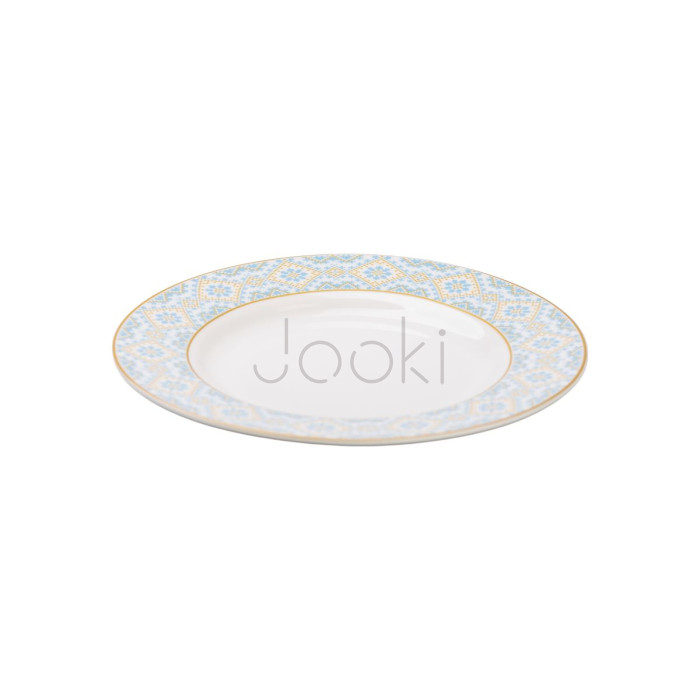 Тарелка десертная керамическая 19 см с орнаментом  Jooki