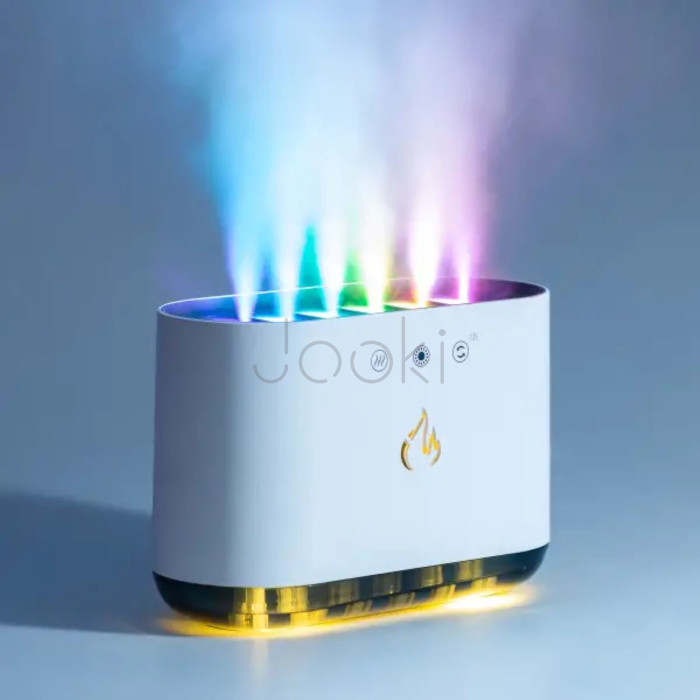 Увлажнитель воздуха с RGB-подсветкой и синхронизацией с музыкой 900 мл, белый Удобство и стиль Jooki