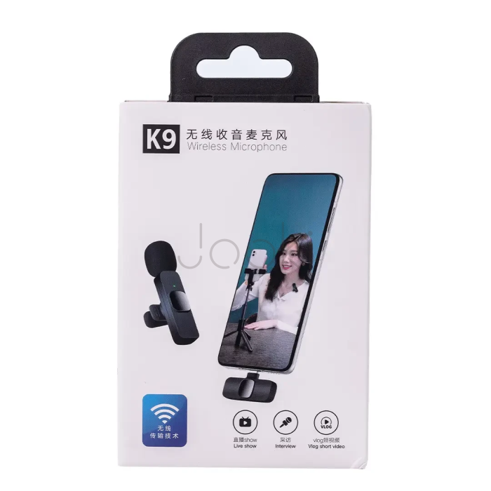 Микрофон петличный для телефона беспроводной bluetooth петличка на одежду профессиональная  Jooki