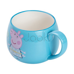 Кружка Peppa Pig керамическая 400 мл синяя  Jooki