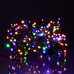 Гірлянда Нитка вулична 30 (м) 300 LED чорний провід Мультиколір CF300L30MBML Надійний вибір Jooki