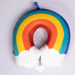 Подушка для шеи Rainbow U-образная, синий HP-56-13BL