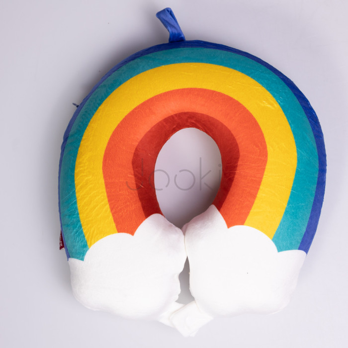Подушка для шеи Rainbow U-образная, синий HP-56-13BL Для комфорта каждый день 