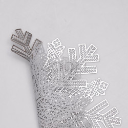 Коврик для сервировки стола Snowflake 38 см серебро HP-36327-21 Практическое решение Jooki