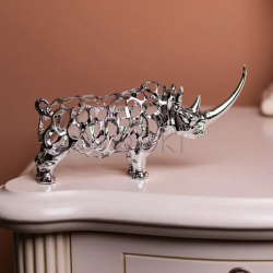 Декоративная фигурка Rhinoceros 23x6x10 см металлическая HP-7-23 Надежный выбор Jooki