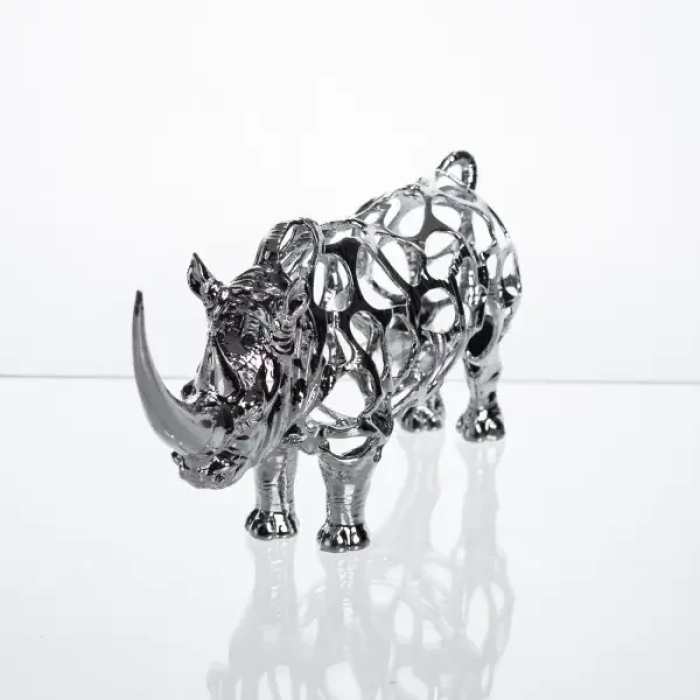 Декоративная фигурка Rhinoceros 23x6x10 см металлическая HP-7-23 Надежный выбор Jooki