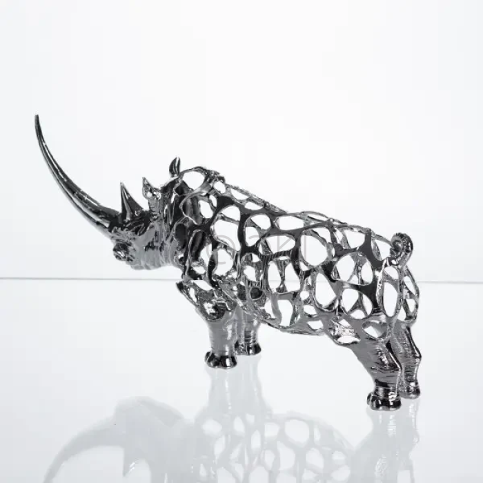 Декоративная фигурка Rhinoceros 23x6x10 см металлическая HP-7-23 Надежный выбор Jooki