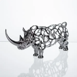 Декоративная фигурка Rhinoceros 23x6x10 см металлическая HP-7-23 Надежный выбор Jooki