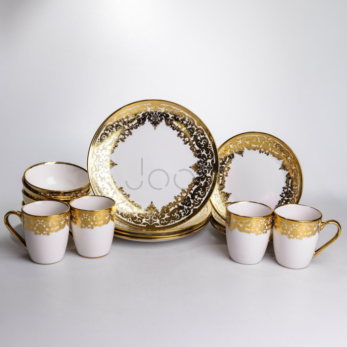 Столовый сервиз на 4 персоны фарфоровый Royal Yiwu HB-16  Jooki