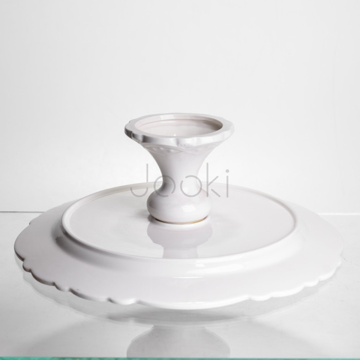 Тортовница фарфоровая Pearl 30,5 см Yiwu 120-YH-HG043 Надежный выбор Jooki