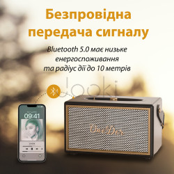 Портативная мини-колонка OneDer D6 коричневая  Jooki