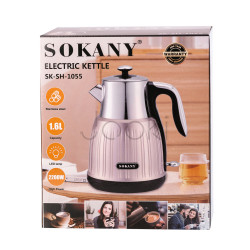 Электрочайник Sokany SKSH1055 1.6 литров розовый металлик  Jooki