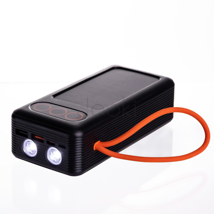 Повербанк зі швидким заряджанням та 3 шнурами 30000 mAh портативний зарядний пристрій powerbank заряджання для телефона HP-N56 Продумано до деталей 