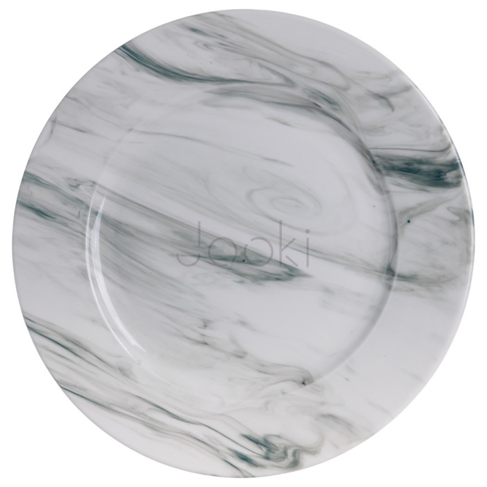 Столовий набір посуду тарілок і чашок 16 предметів на 4 персони Marmor порцеляновий, обідній столовий сервіз тарілок MD-16-2G  Jooki