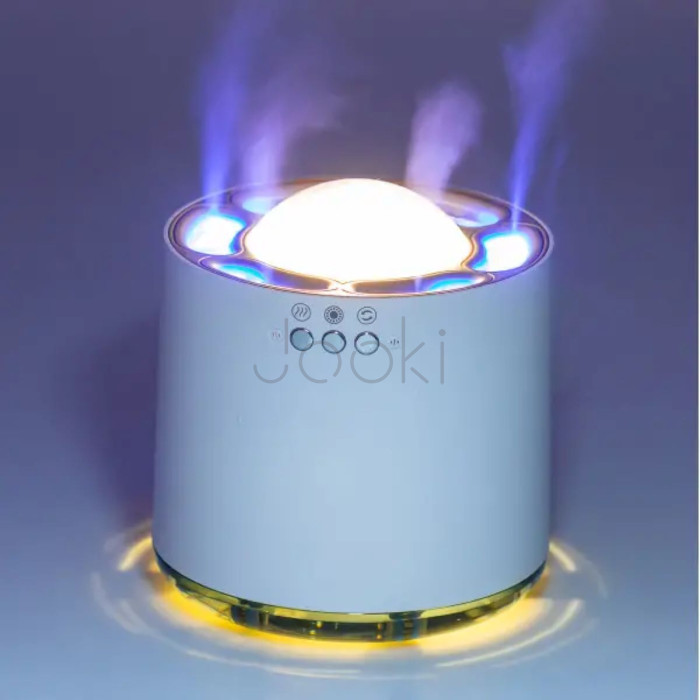 Увлажнитель воздуха с RGB-подсветкой и синхронизацией с музыкой 800 мл, белый  Jooki