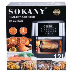Аерофритюрниця Sokany на 12 л, 1800Вт SKZG8029 Практичне рішення Jooki
