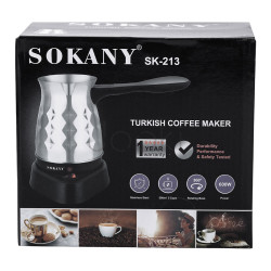Электротурка Sokany кофеварка 600 Вт для дома 500 мл  Jooki