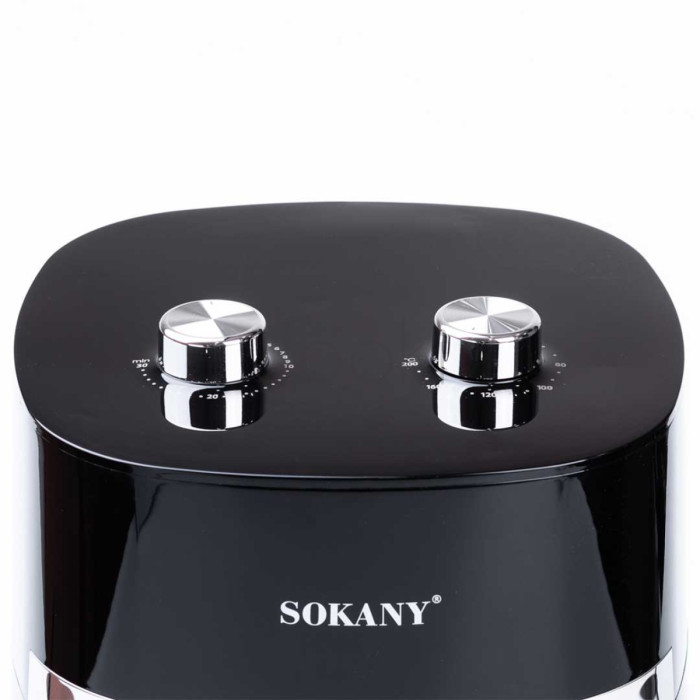 Аерогриль-фрітюрниця SOKANY 6.5 літрів 1500 Вт, чорна SK10024  Jooki