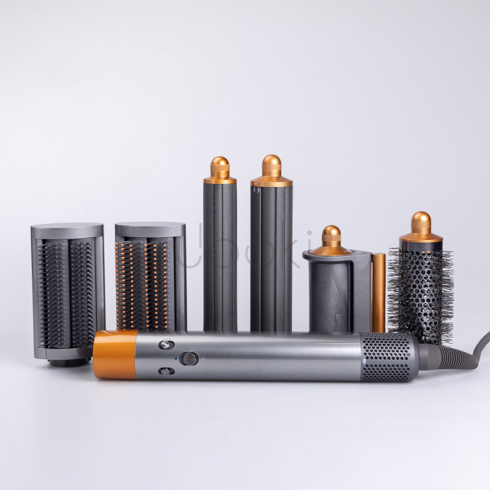 Мультисталер для волосся Airwrap Complete Long 6 насадок, сірий X9G Завжди під рукою 