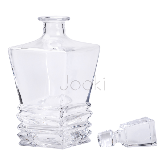 Декантер для віскі 1 літр г 11×11×28 см із пробкою HP-19-34  Jooki