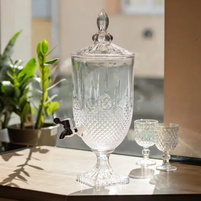 Лимонадница Ocean Crystal 5 литров с краном для мохито сока напитков HP-19-300 Продумано до деталей 