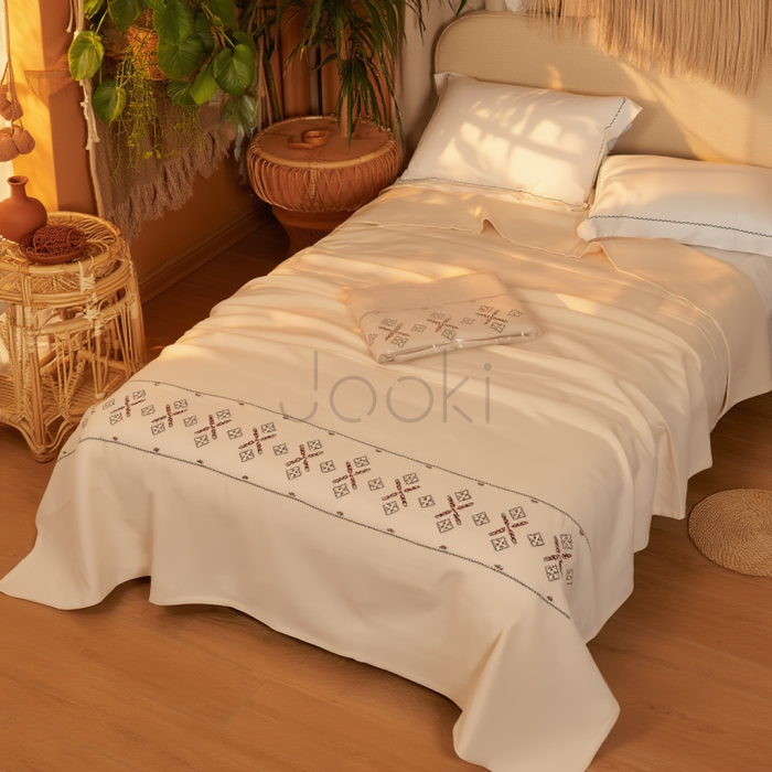 Покривало на ліжко 200*230 см льон Colorful Home 503-55-34  Jooki