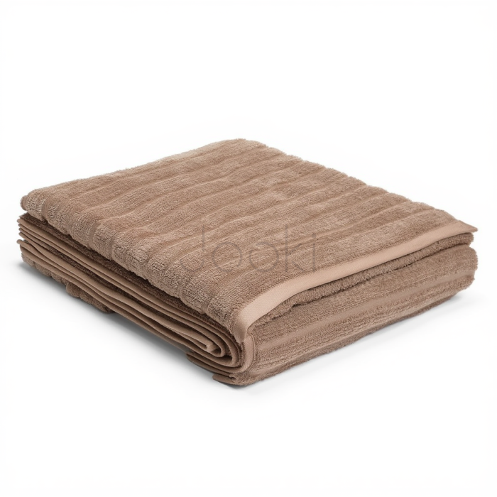 Рушник для обличчя 50*90 см махровий коричневий 503-73-B-72BR  Jooki