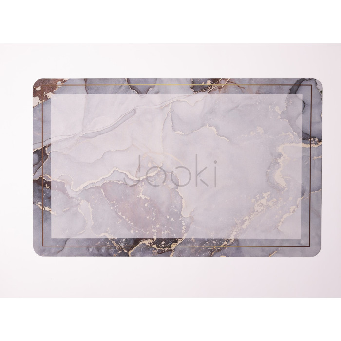 Набор ковриков для ванной и туалета Grey Marble 50*80 / 40*50 см Yiwu HP-42-178 Проверенное качество Jooki
