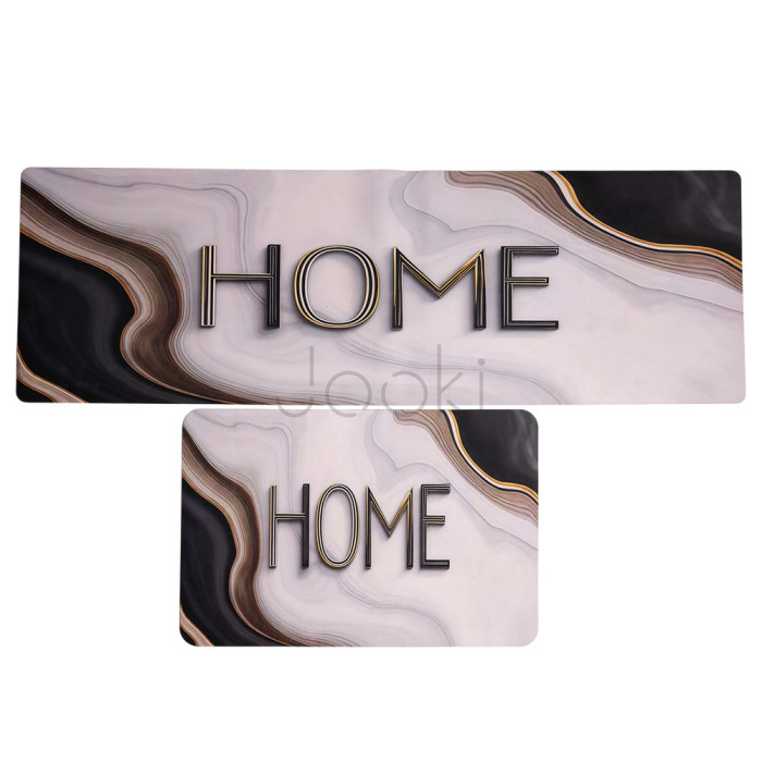 Набор ковриков диатомитовых Home 58*38 см/ 118*38 см Yiwu HP-42-210 Продумано до деталей 