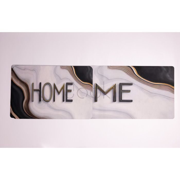 Набор ковриков диатомитовых Home 58*38 см/ 118*38 см Yiwu HP-42-210 Продумано до деталей 