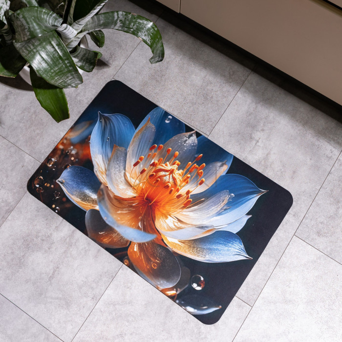Коврик диатомитовый Lotus 58*38 см прямоугольный Yiwu HP-42-97 Проверенное качество Jooki