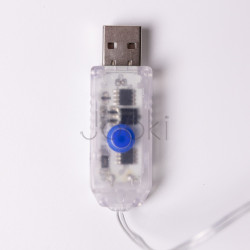Гирлянда-штора Роса 200 LED 10 нитей 3*2 м USB Garlando USB173304Y Продумано до деталей 