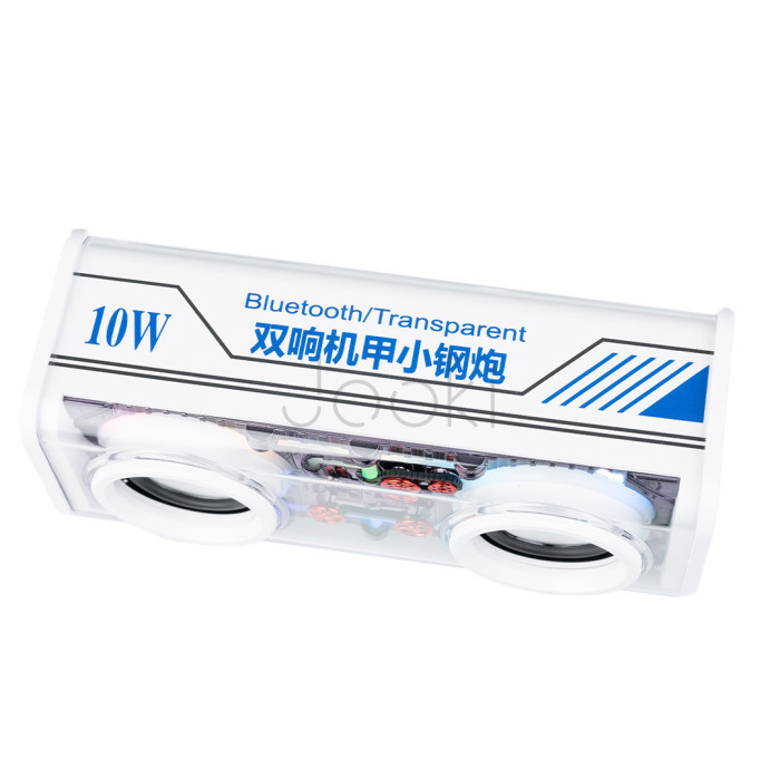 Колонка портативная V8 BT/TF/USB/TWS 10 вт белая  Jooki
