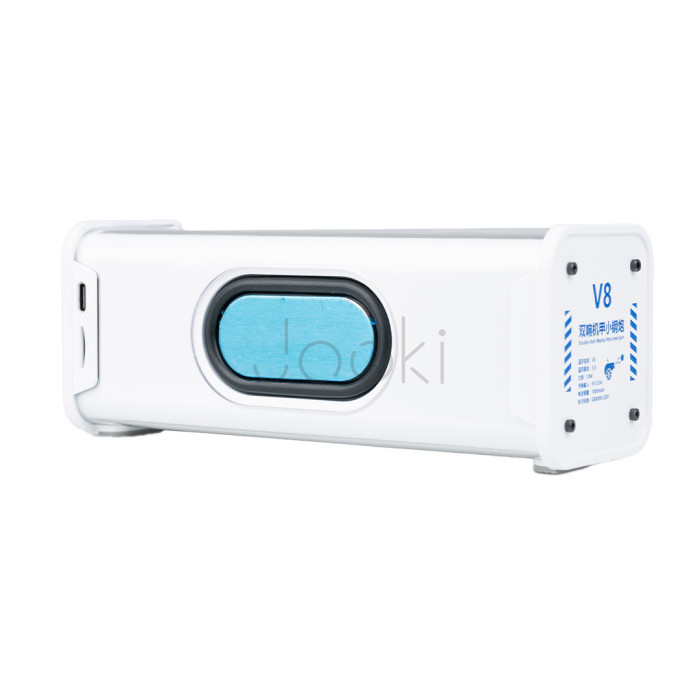 Колонка портативная V8 BT/TF/USB/TWS 10 вт белая  Jooki