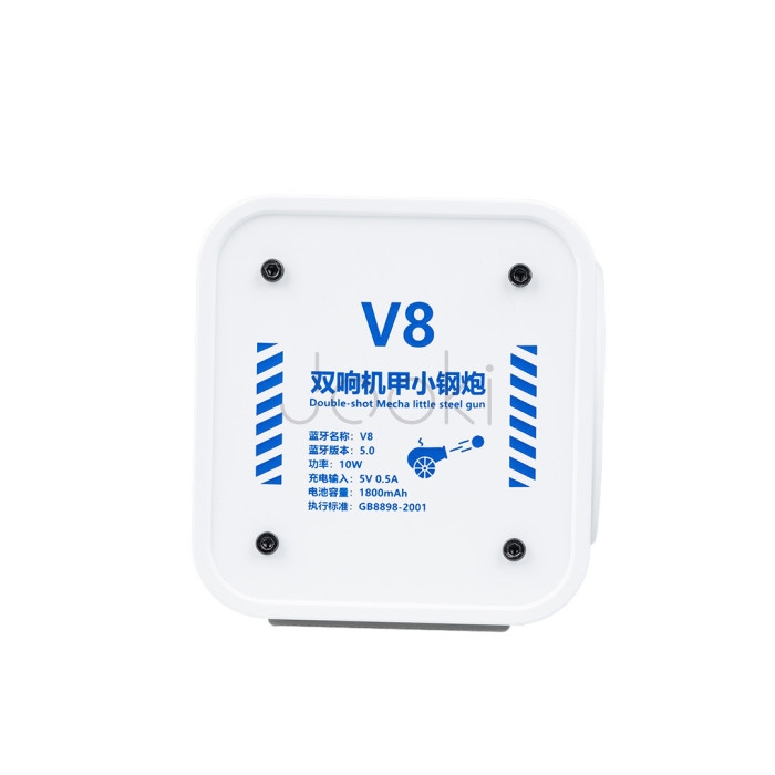 Колонка портативная V8 BT/TF/USB/TWS 10 вт белая  Jooki