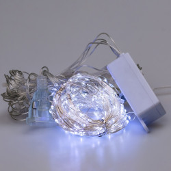 Гірлянда штора світлодіодна GarlandoPro Роса 200LED 3х2м 10 ліній 8 режимів гірлянда крапля роси Білий 173303W Продумано до деталей 
