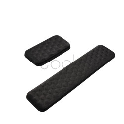 Геймерский/офисный коврик с запястной опорой из memory foam 8x44.5 см