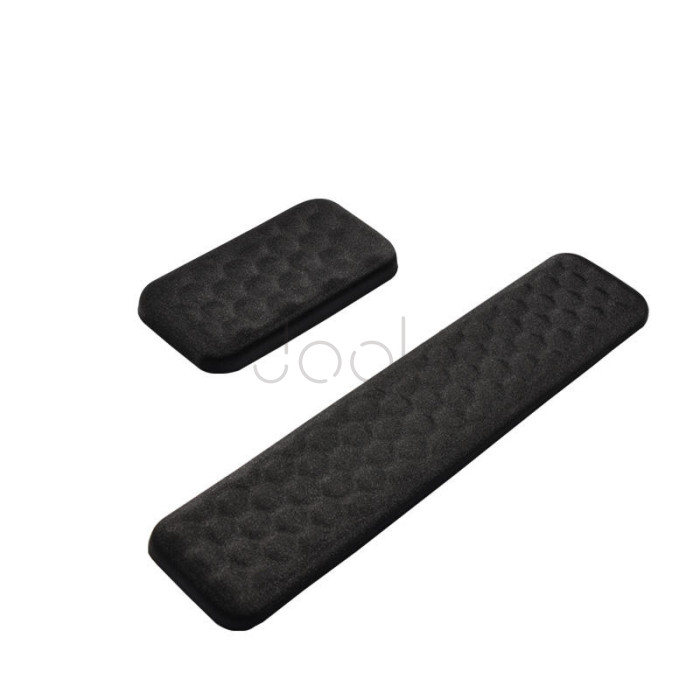 Геймерский/офисный коврик с запястной опорой из memory foam 8x44.5 см