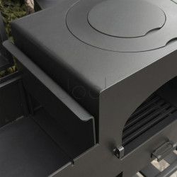 Мангал-барбекю Jooki Гелиос на 8 шампуров 4мм с печкой